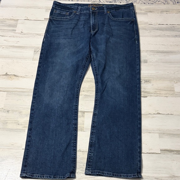Rock 47 Denim by Wrangler Slim Boot Jeans Size 38 - Picture 4 of 9